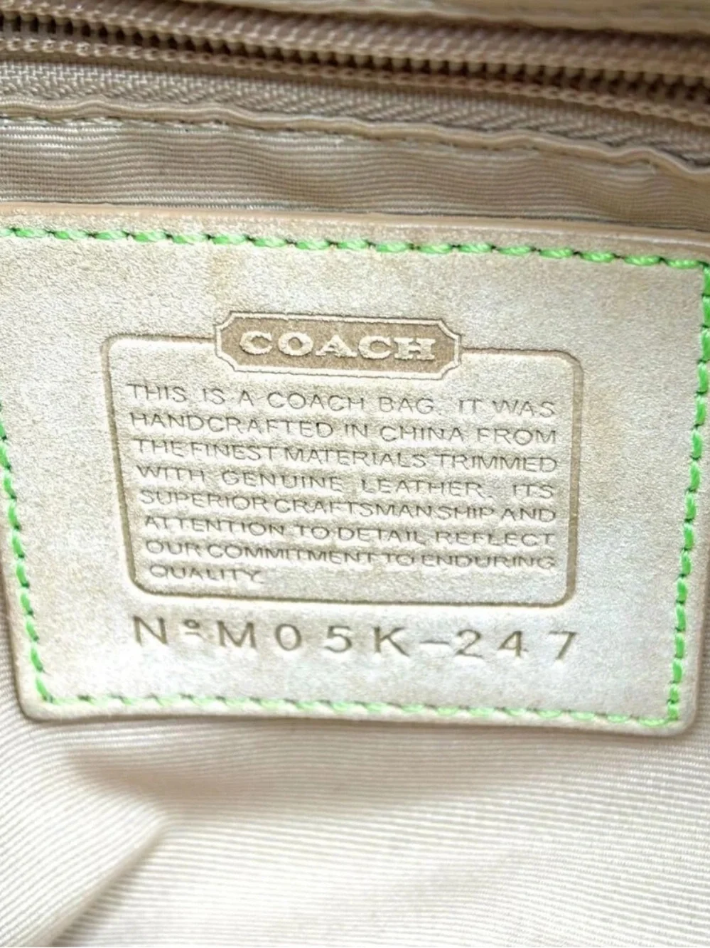 Rare Vintage 2000s Coach Hampton Scribble Tote Y2K Rainbow Logo